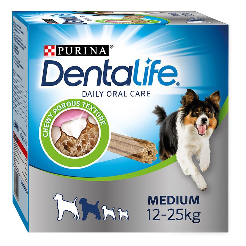 PURINA Dentalife Bâtonnets à mâcher pour chien de taille moyenne (12-25 kg)