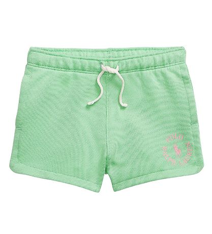 Polo Ralph Lauren Sweatshorts - Longwood - Lyse Grøn m. Rosa