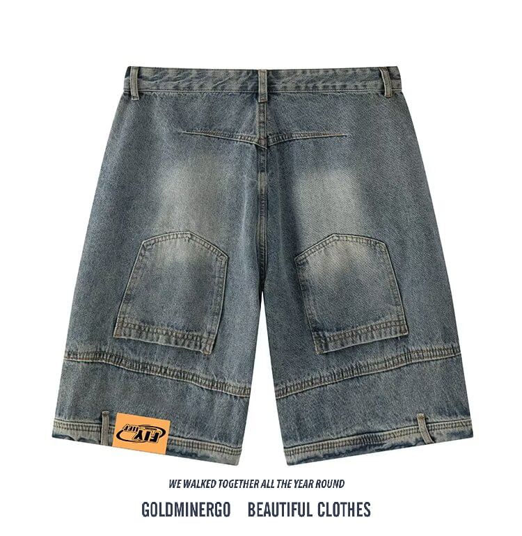 Yelmenor - Omgekeerde denim shorts