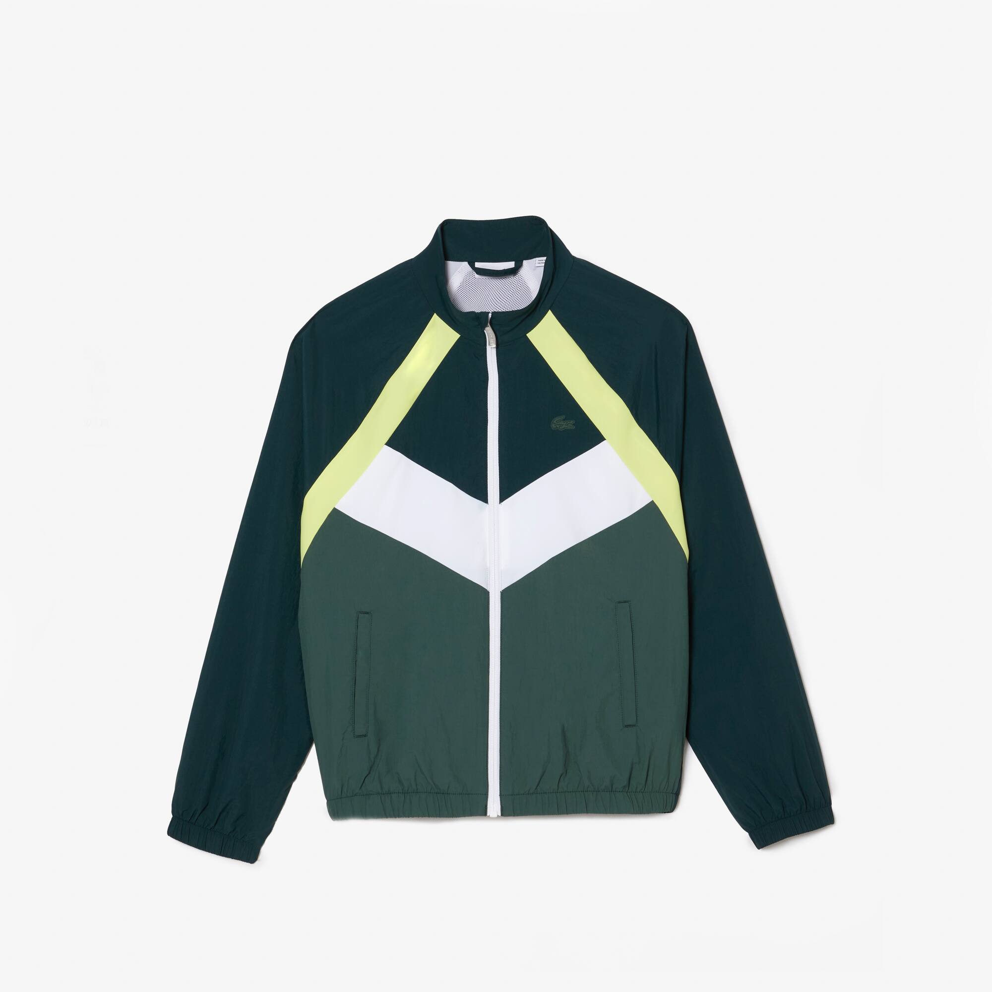Colourblock-Jacke aus recycelten Fasern Jacken & Mäntel - Grün - Lacoste - Kinder