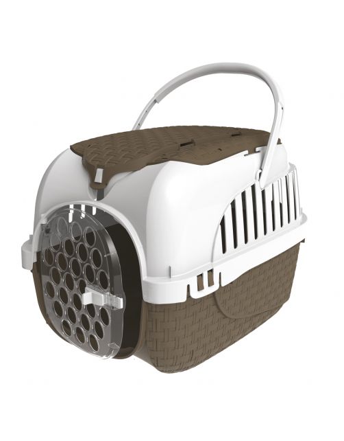 Bama Pet Transportbox - Kattenvervoersbox - 52x33x34 cm Taupe