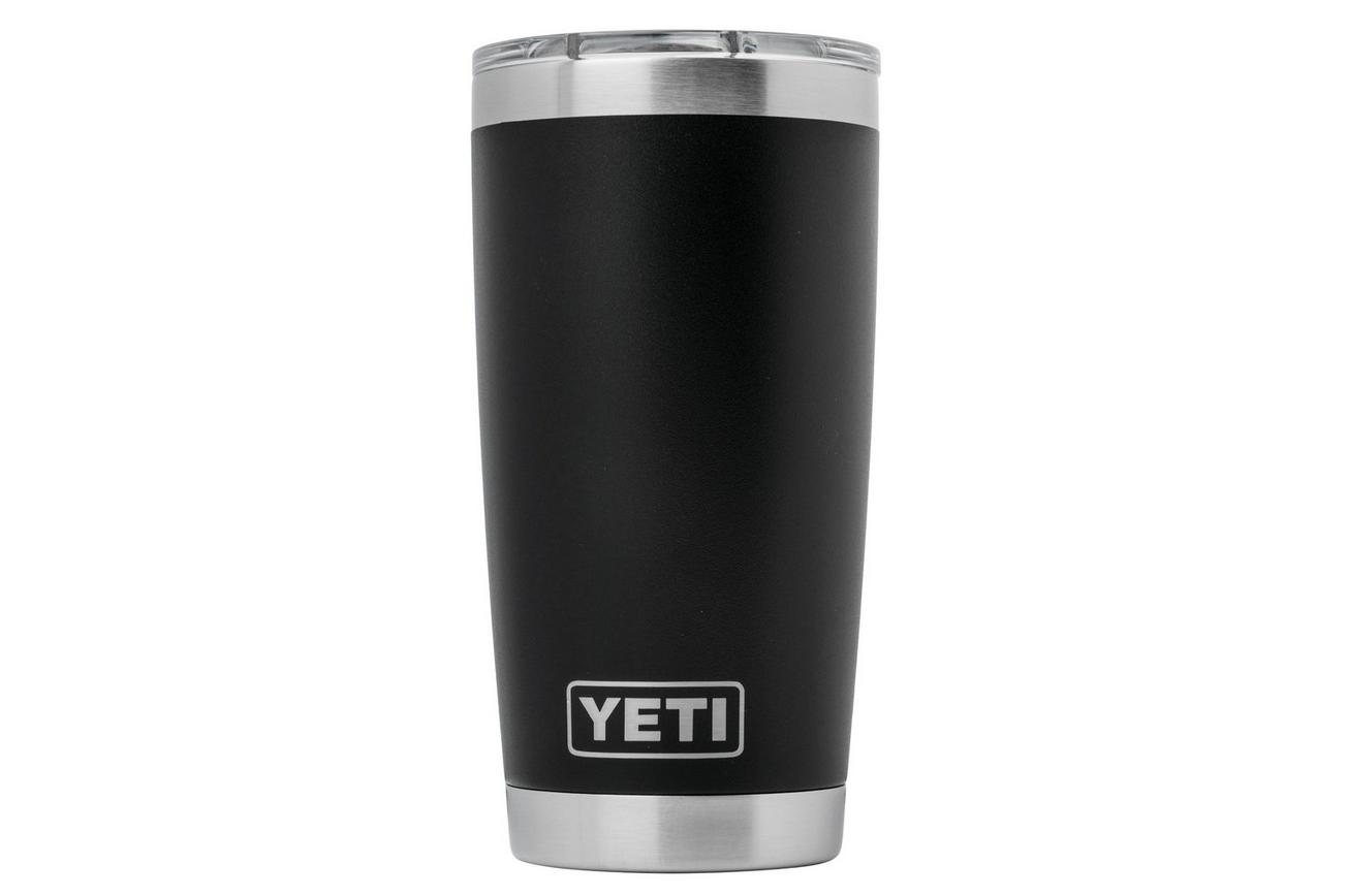Yeti Rambler Tumbler Cup 20oz Mag Slider Lid, Black, thermosbeker met deksel, 591 ml