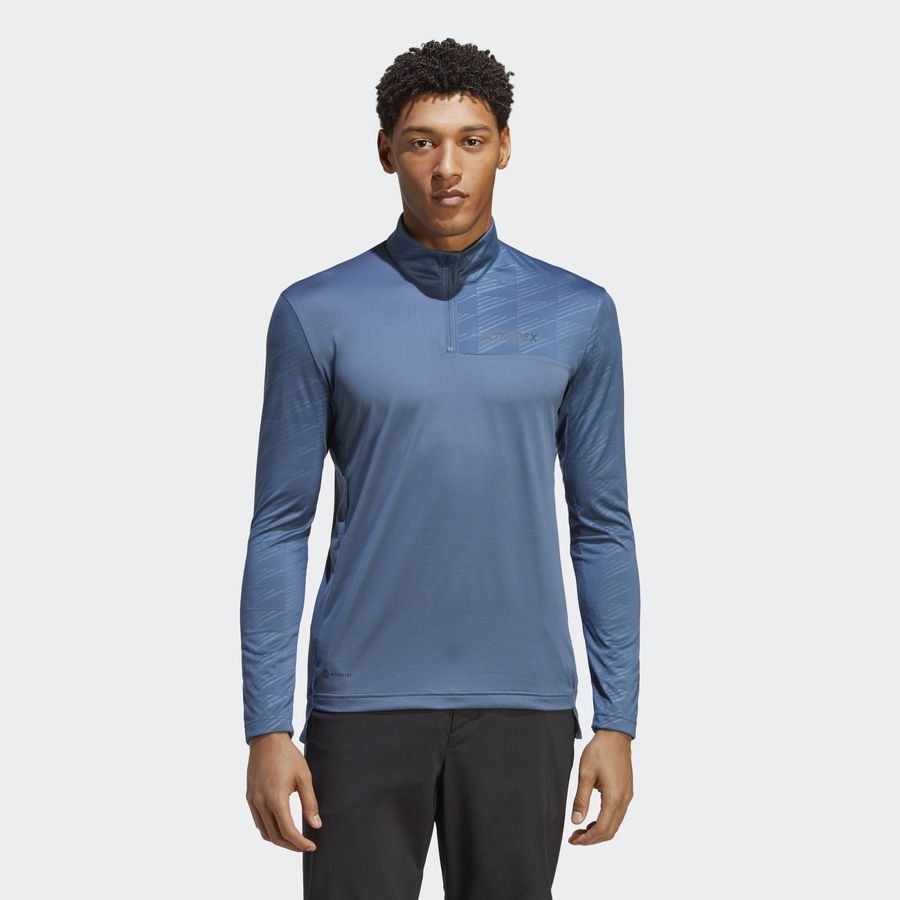 Adidas T-shirt manches longues à demi-zip Terrex Multi