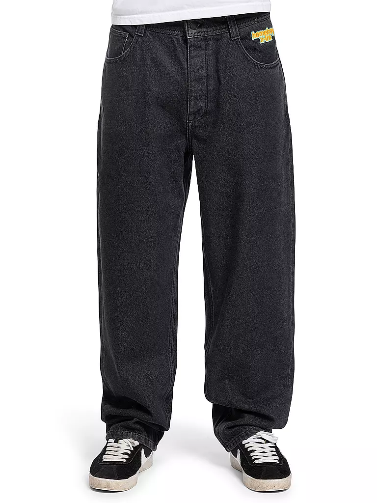 HOMEBOY Jeans Baggy Fit X-Tra schwarz