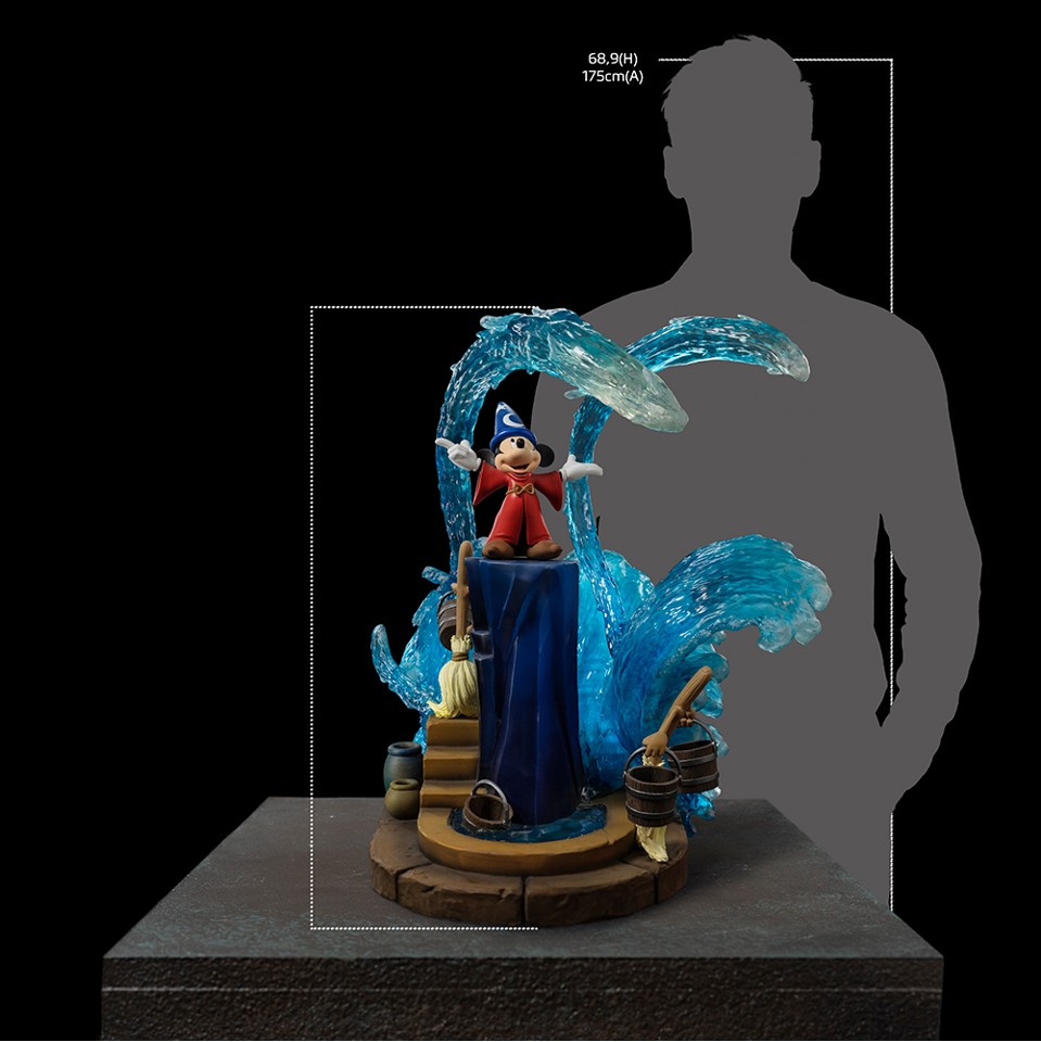Disney Classic - Mickey Fantasia Statue Deluxe Art Scale 1/10