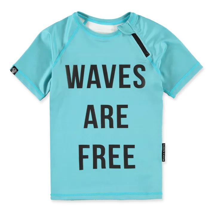 Beach & Bandits T-Shirt Anti-UV Waves | Turquoise