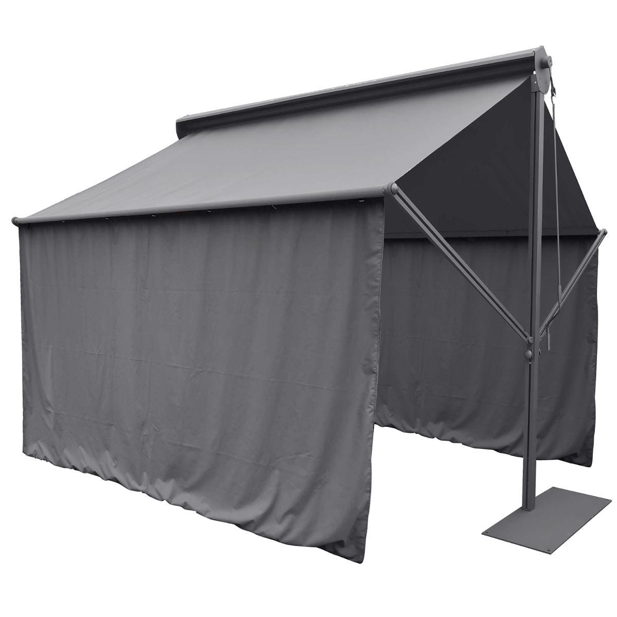 RIDEAUX SALSA 2X4M ARDOISE