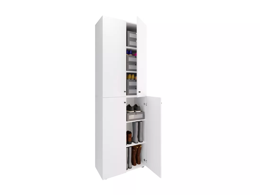 XL bois Grande armoire à chaussures Lona 6