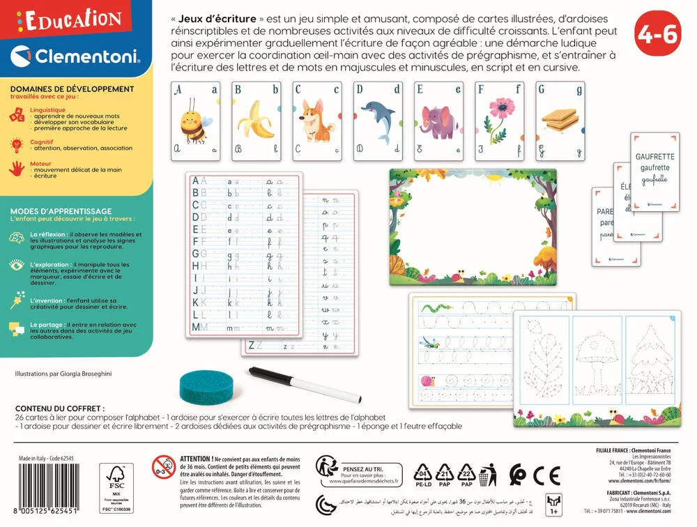 EDUCATION CLEMENTONI - JEUX D ECRITURE