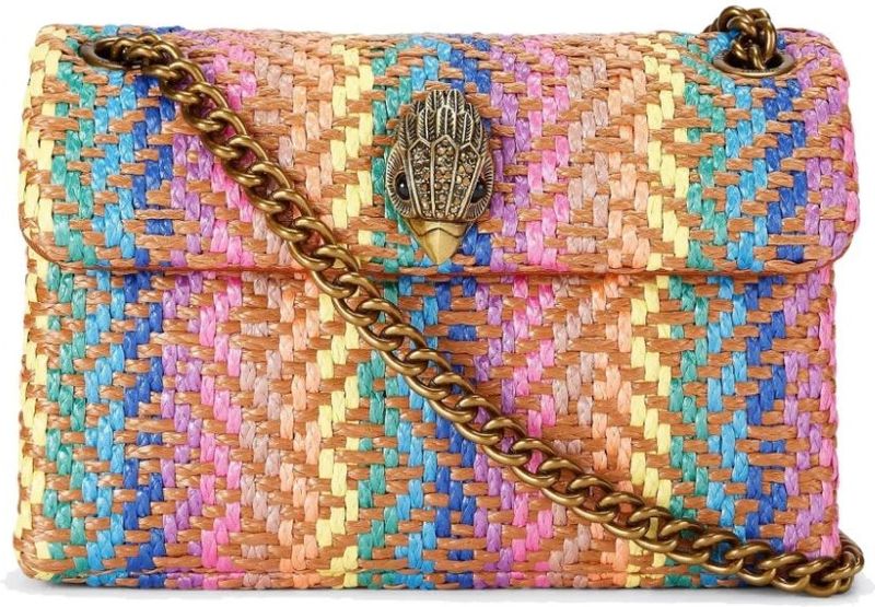 Kurt Geiger - Mini Kensington Bag - Tas - Multicolor - Raffia