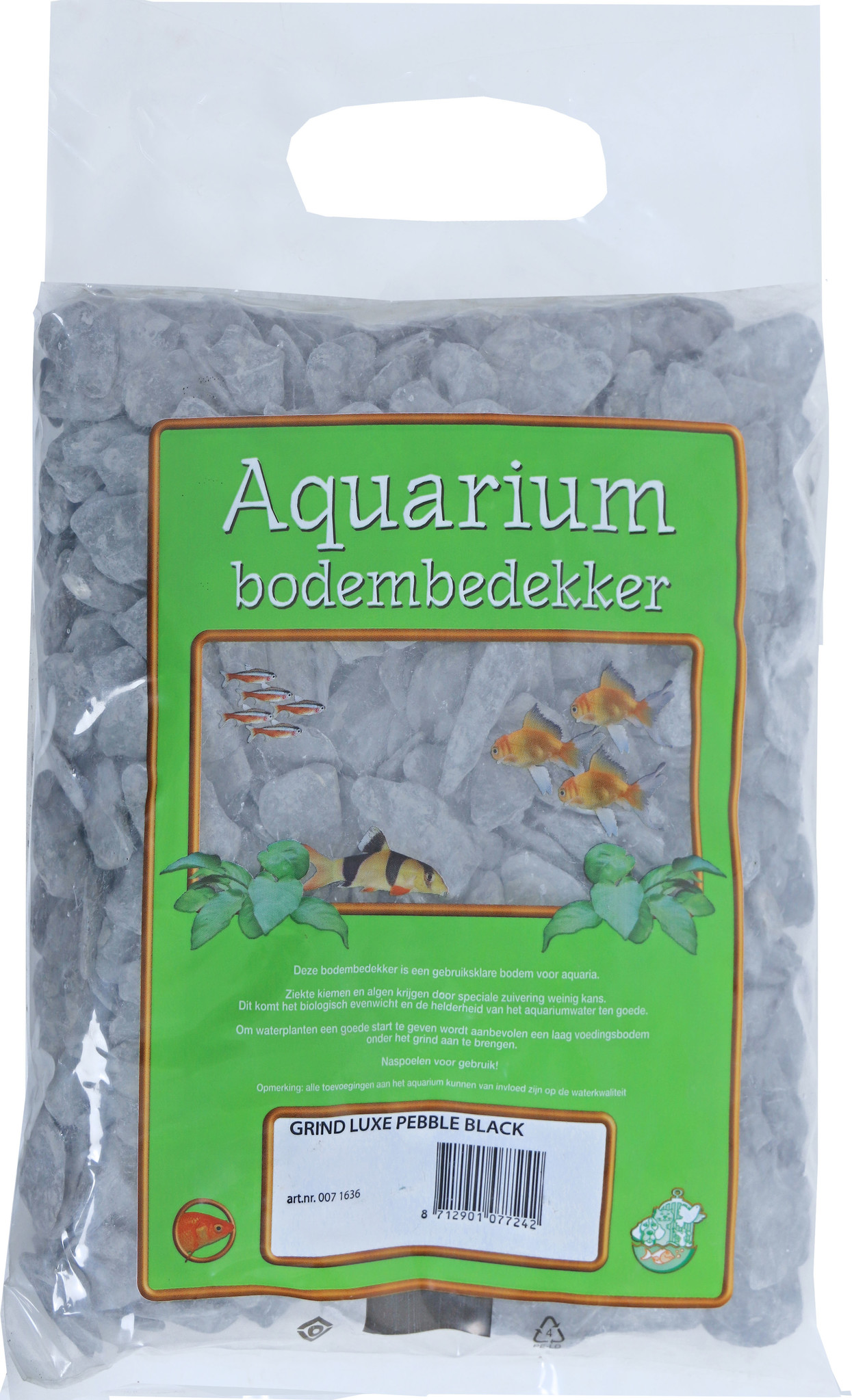 Gebr. de Boon Aquarium Grind Luxe Pebble Black 4KG