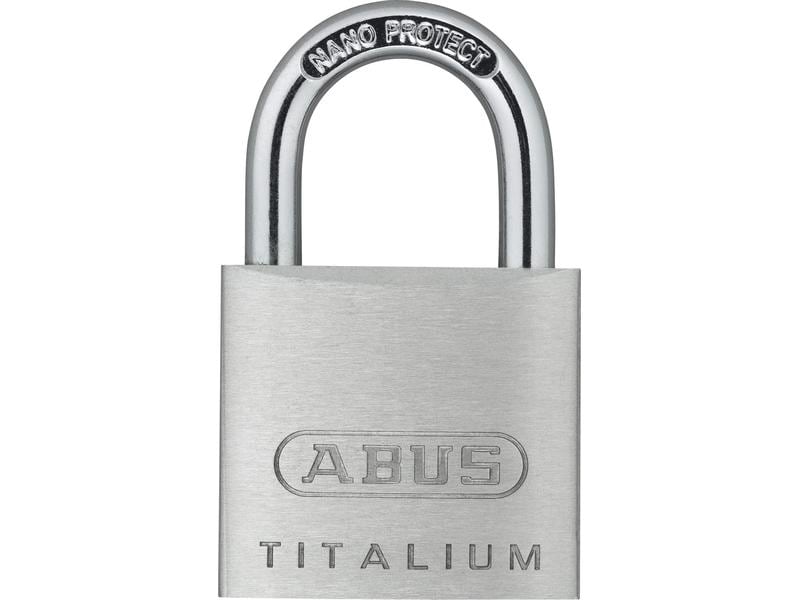 Abus Vorhängeschloss 64TI/30 Silber Aluminium Widerstandsfähiges Vorhangschloss