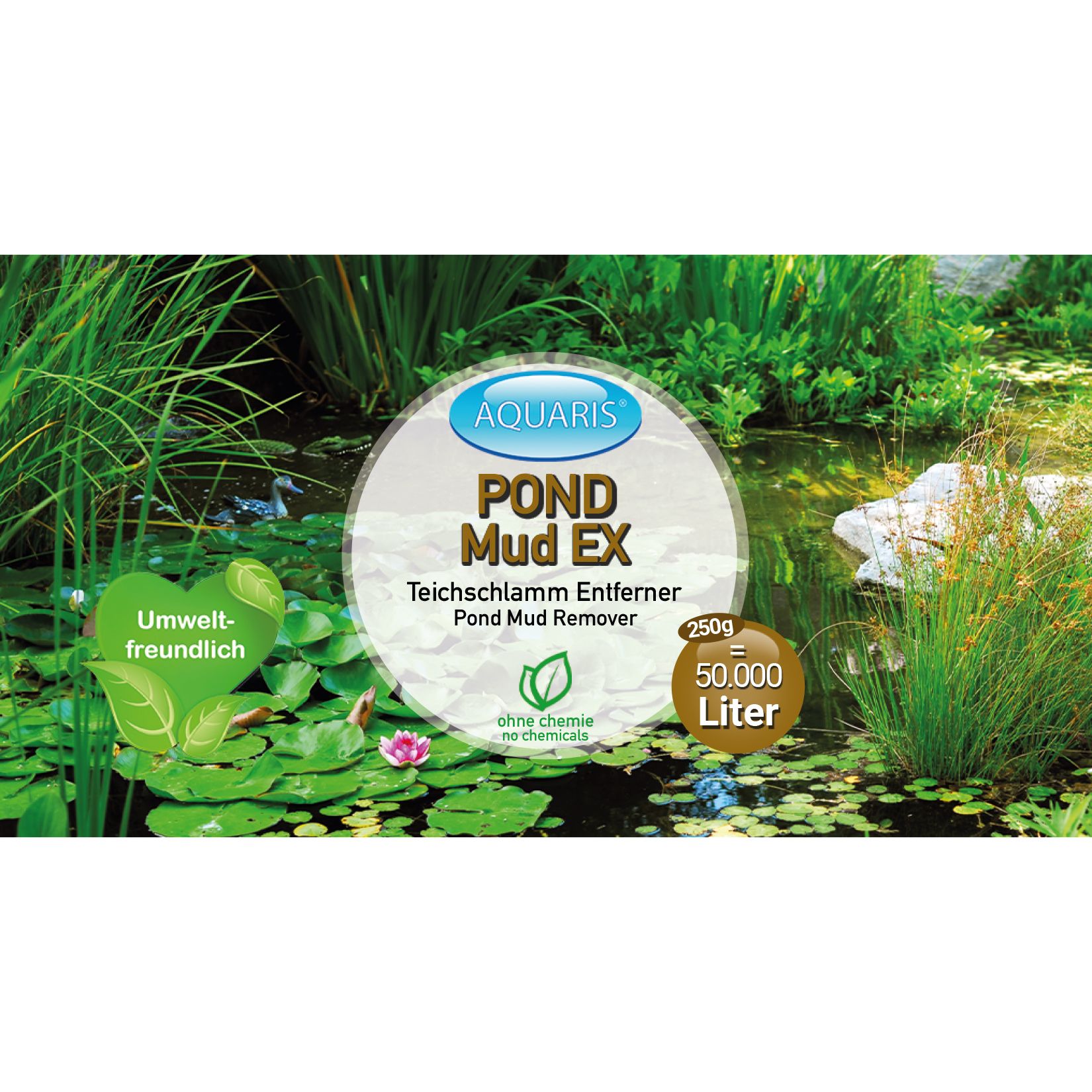 AQUARIS Teichpflege-Produkte für Teichfische - POND Mud EX