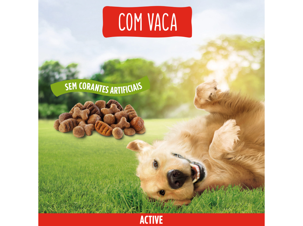 RAÇÃO PARA CÃO FRISKIES ACTIVE COM VACA 4KG