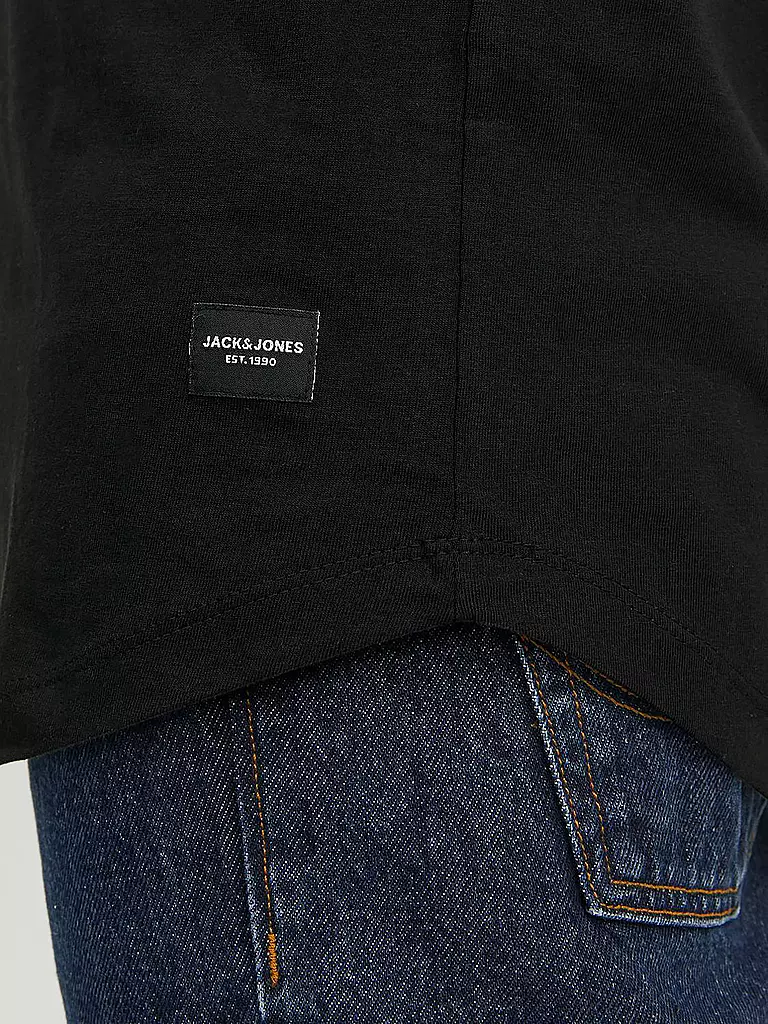 JACK & JONES T-Shirt JJENOA schwarz
