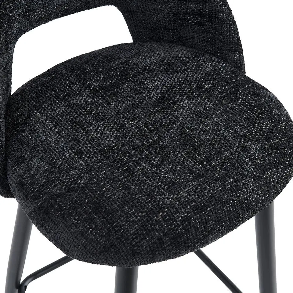 2x Barkruk Monta - Antraciet (Set van 2)
