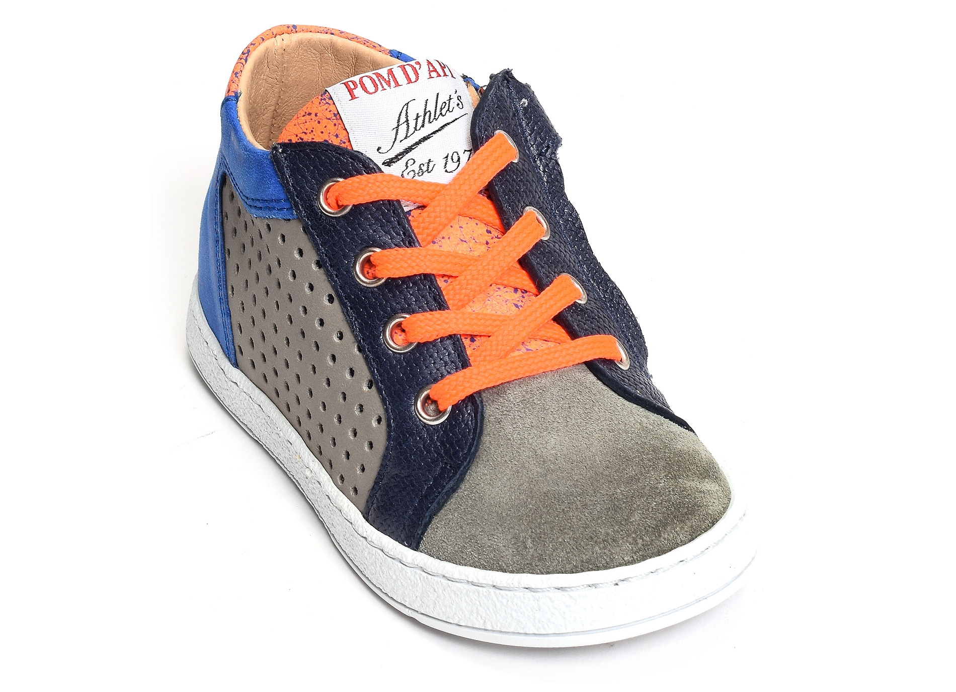 Mousse zip clay gris bleu