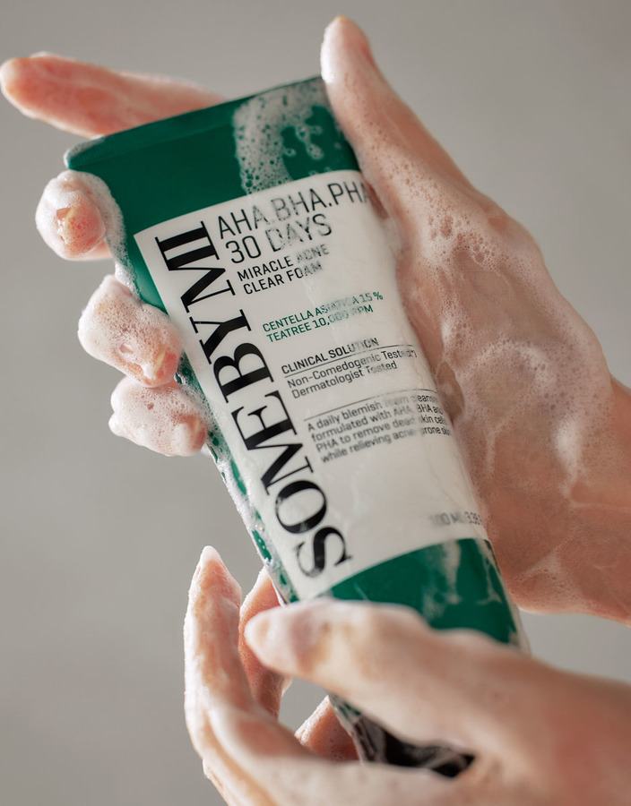 Some By Mi AHA BHA PHA 30 DAYS Miracle Acne Clear Foam 100ml