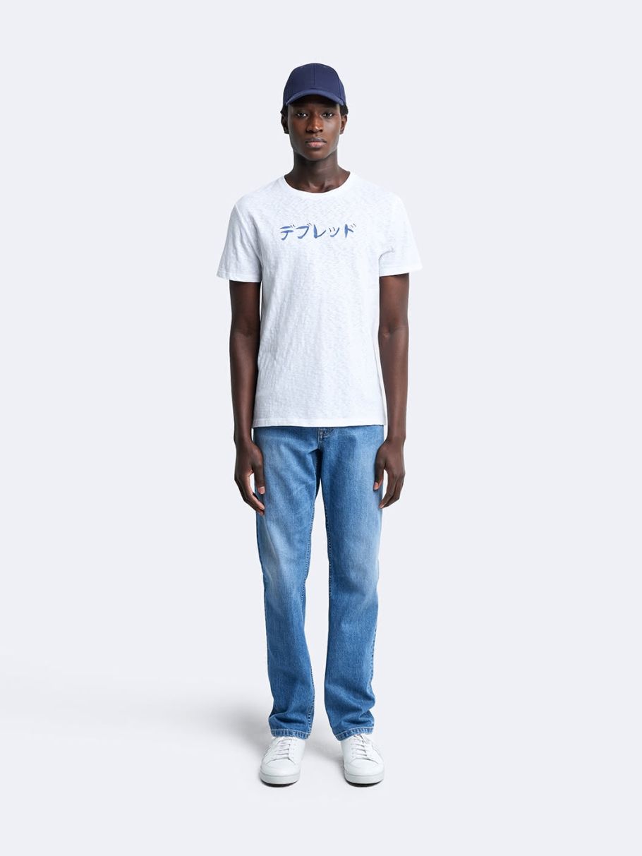 Tee-shirt col rond à message