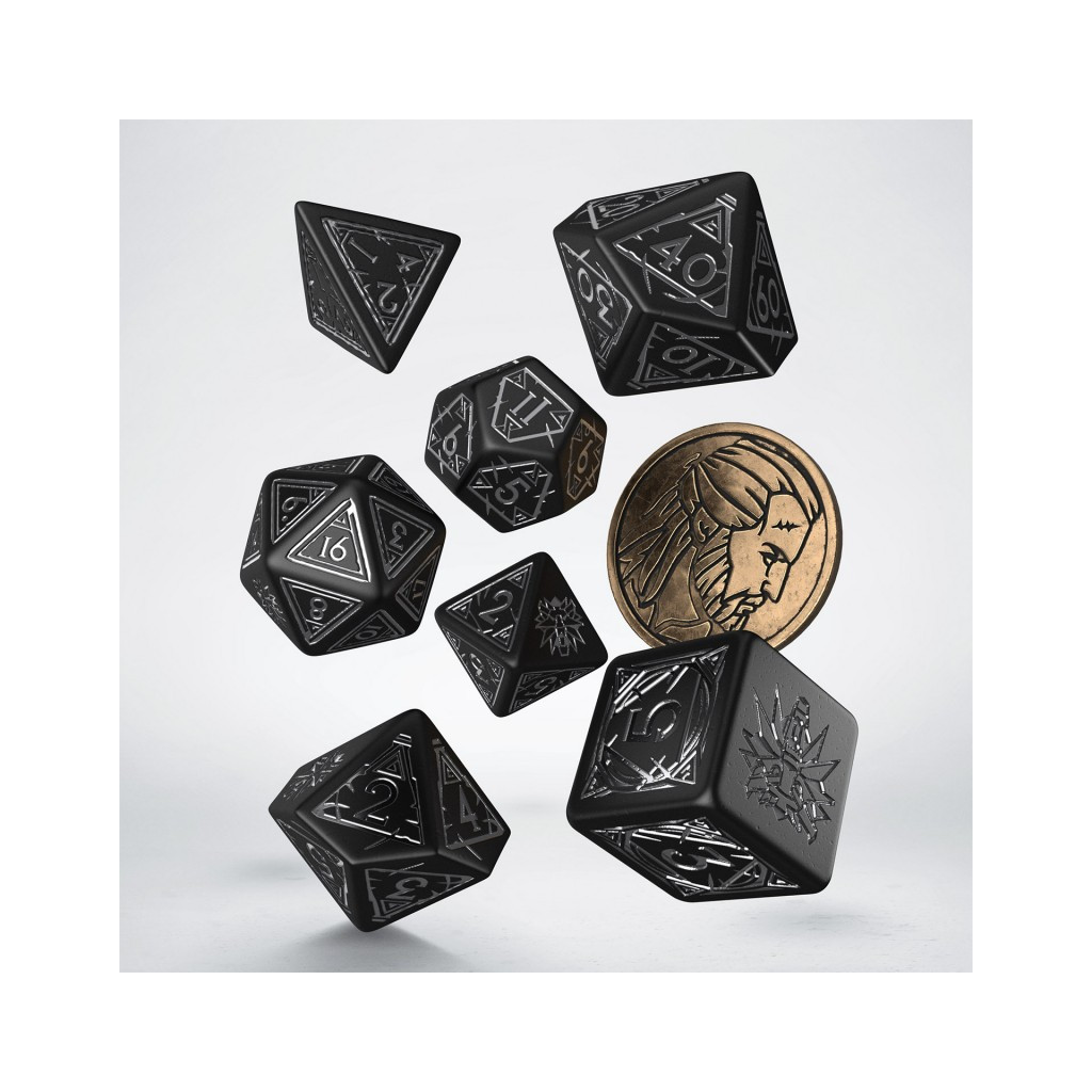 The Witcher Dice Set - Geralt - Silver Sword