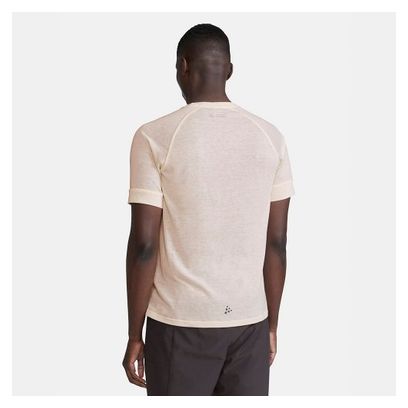 T-Shirt Manches Courtes Craft ADV Trail Wool Blanc