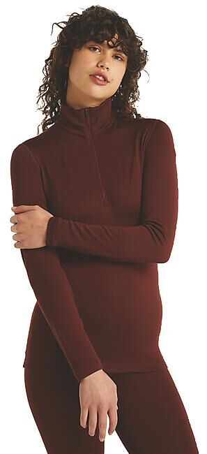 ICEBREAKER - T-SHIRT ML DEMI ZIP TECH 260 HALF ZIP W
