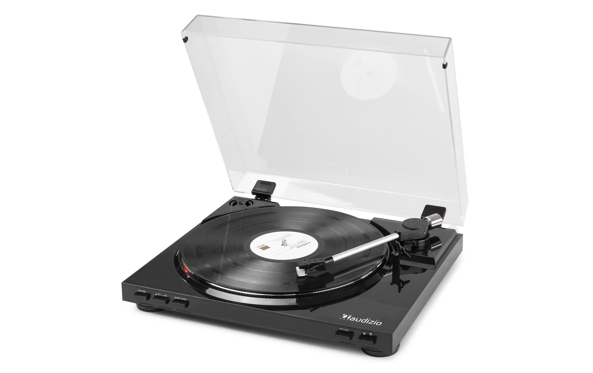 Plattenspieler RP310 Schwarz<br>Automatischer Plattenspieler mit USB und Umwandlungsmöglichkeit für Schallplatten