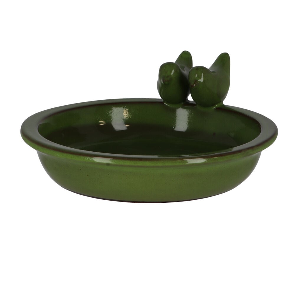 Best for Birds - Waterschaal rond - Groen - 10.5x27x29 cm - Rond - 27 cm