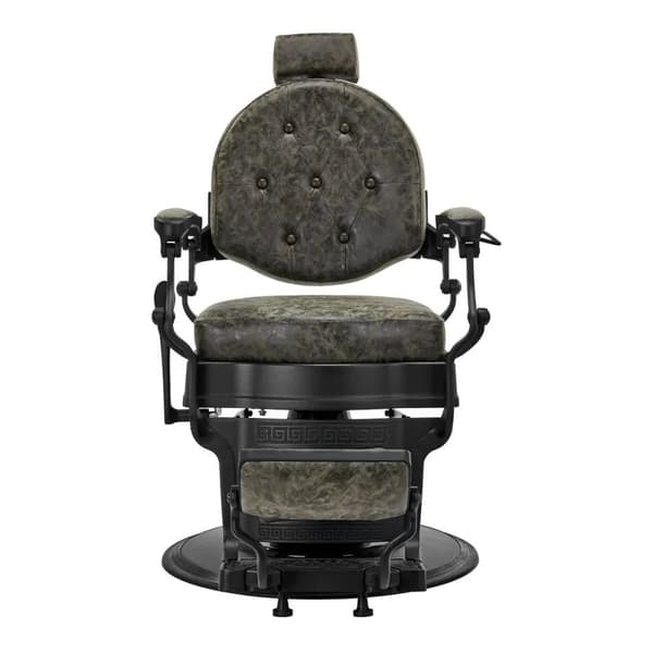 Activeshop Gabbiano barberstol President Old Leather green