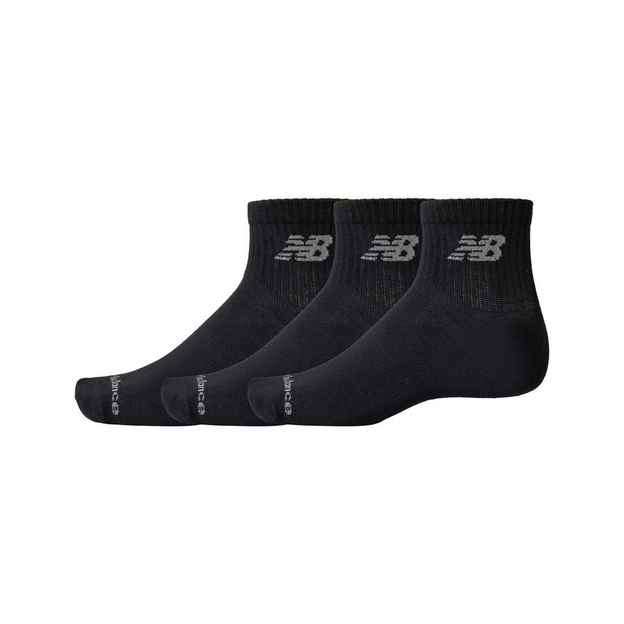 New Balance Socquettes Basic Pack de 3 - Noir