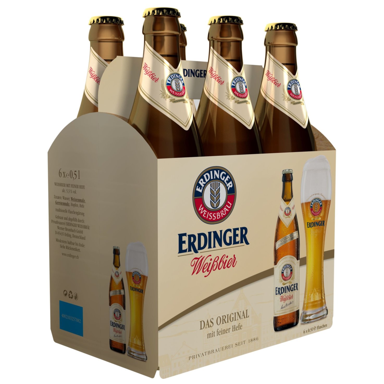 Erdinger Weissbier 6x50cl -300cl