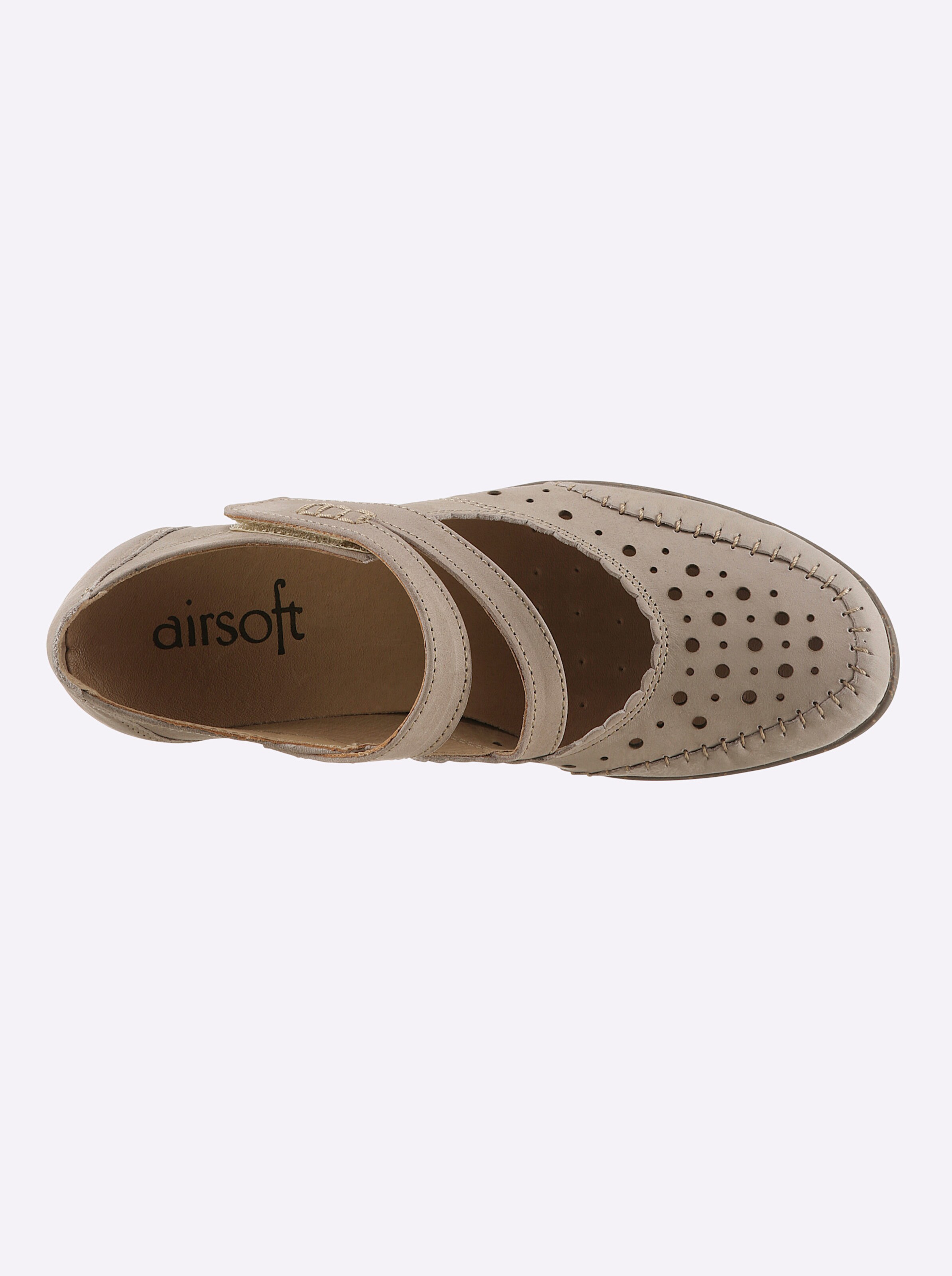 airsoft comfort+ Klettschuh in taupe