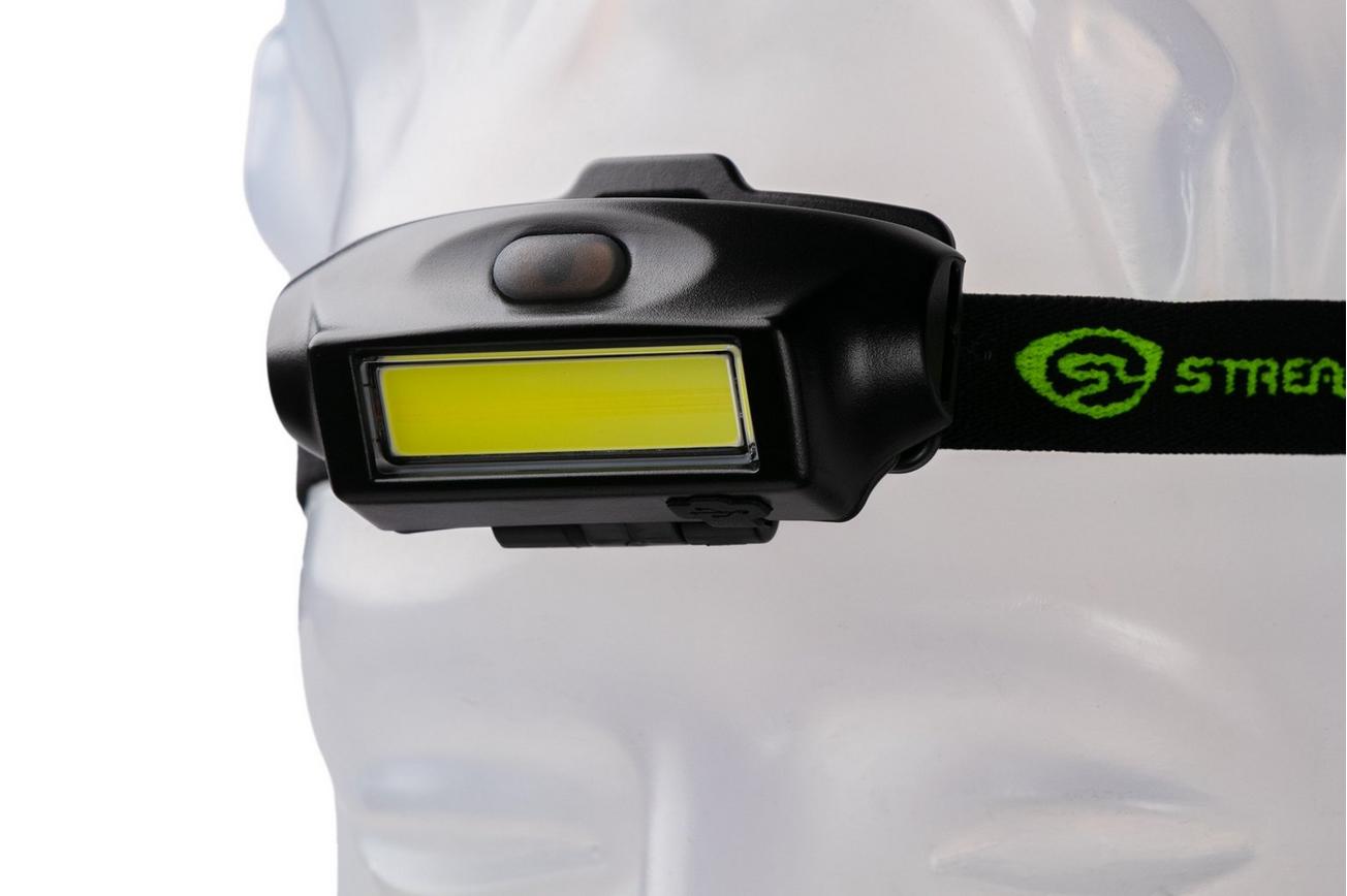 Streamlight Bandit 61702 lichtgewicht oplaadbare hoofdlamp, 180 lumen, zwart