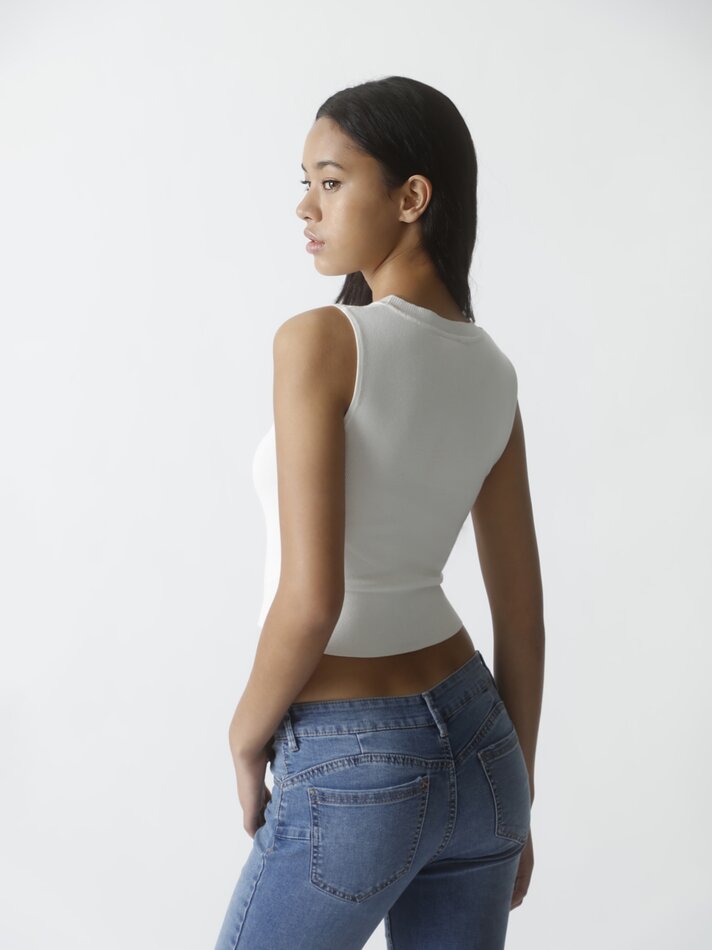 Calça jeans push-up - Índigo