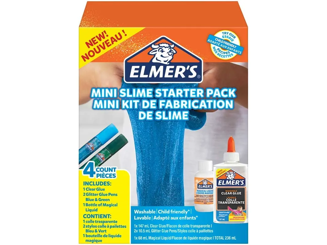 Elmer's Mini Slime Kit - StarterKit - grøn/blå