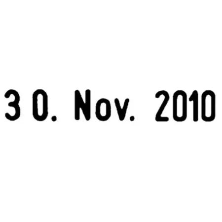 Trodat 511020 Datumstempel in Buchst. Abdruck 5 x 32 mm