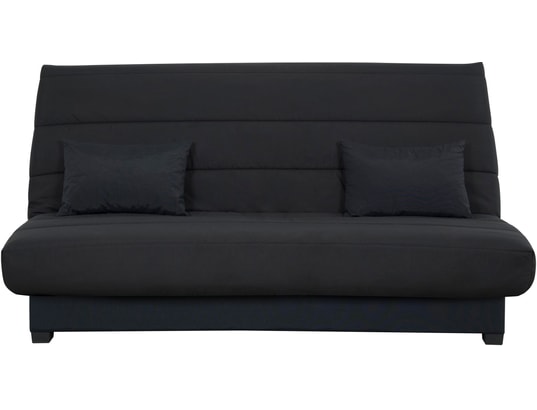 CONCEPT1 - Canapé lit Sally CC 130 mousse 28kg (mat Simmons) noir
