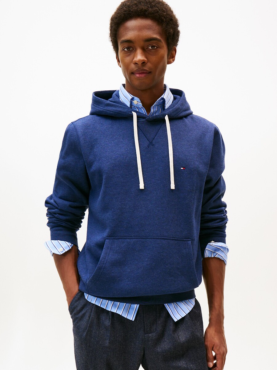 TOMMY HILFIGER<br>Moletom com capuz de lã