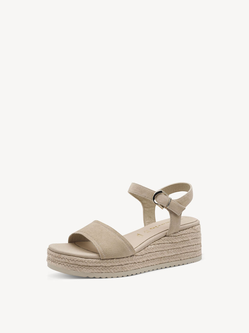 Leren Sandaaltje - beige