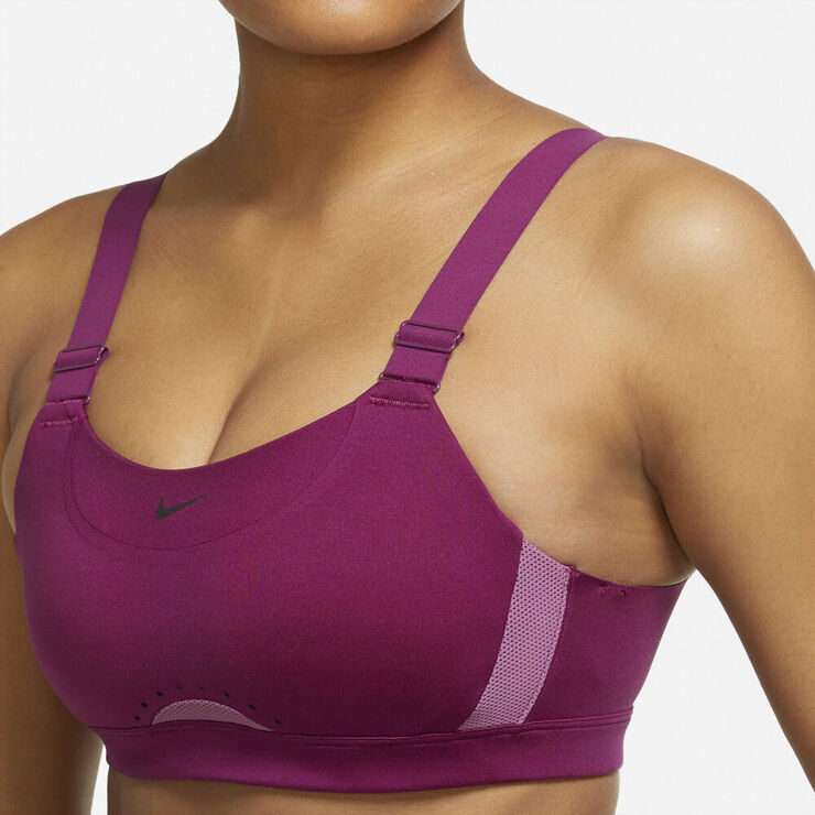 Nike Dri Fit Alpha High Support Polstret Sports Bh Lilla