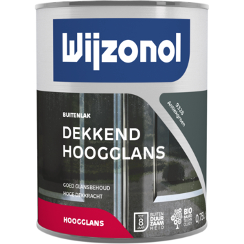 Wijzonol lak hoogglans antiekgroen dekkend 750 ml