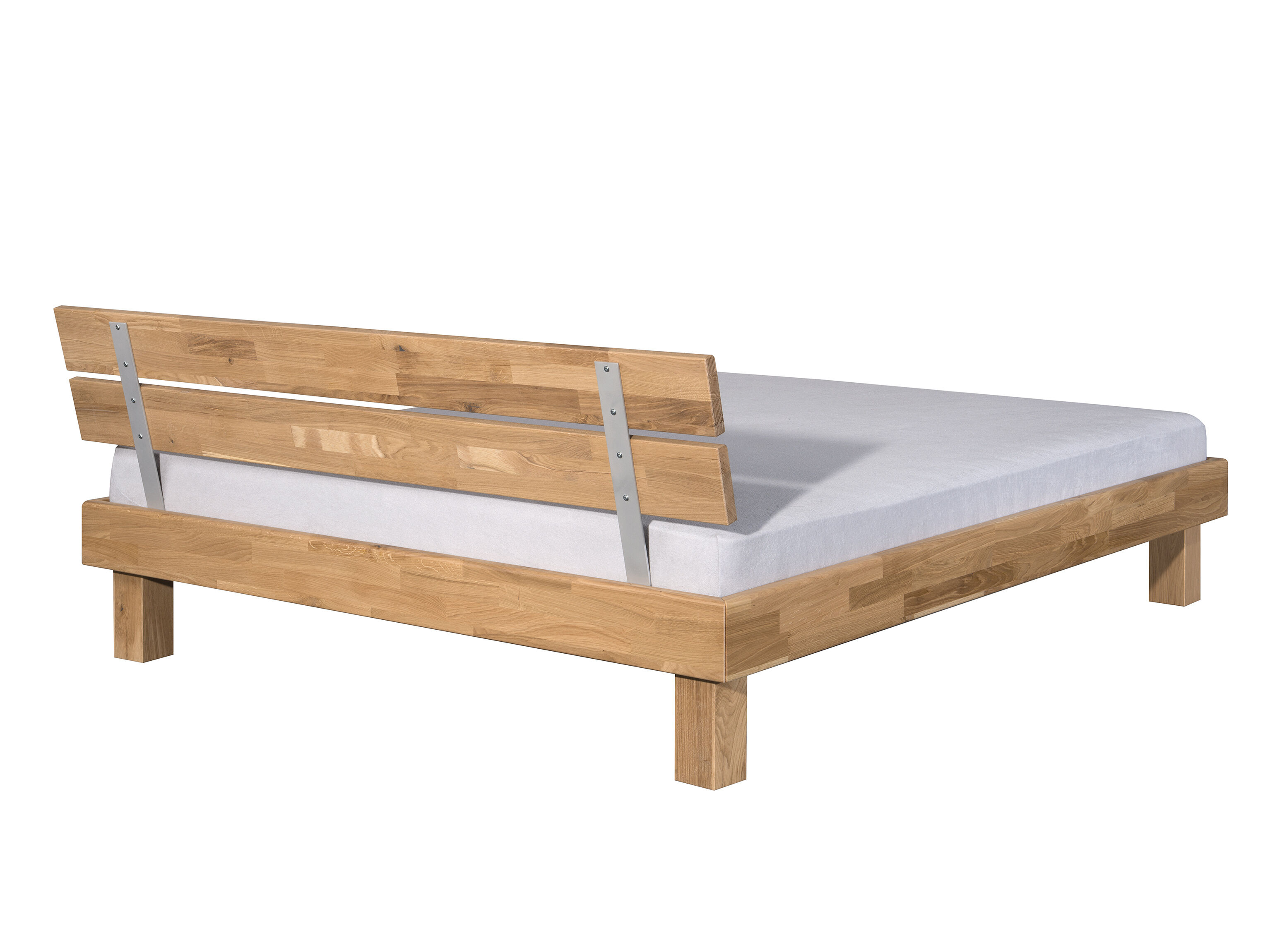 Bett Mondovio Wildeiche massiv
