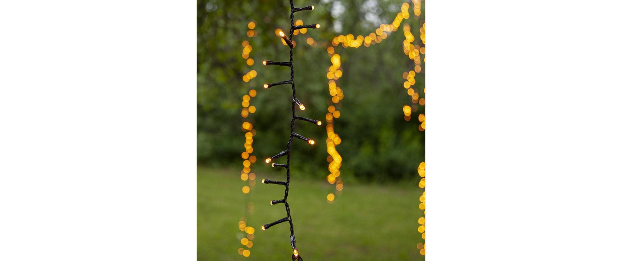 LED Lichterkette Golden 16 m, 800 LEDsDekorative Weihnachtsbeleuchtung