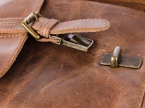 GreenLand Nature Messenger Bag »Montenegro« aus Rindsleder mit Laptopfach