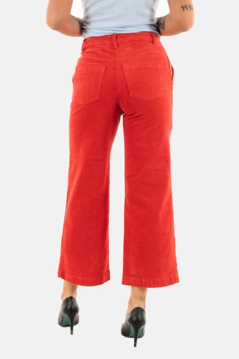 Pantalons ichi cordano 171545 cranberry