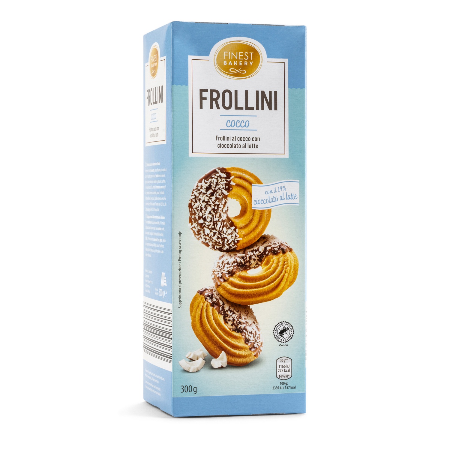 FINEST BAKERY Spritzgebäck, Kokos 300 g