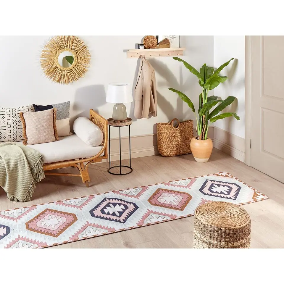 BESLER - Loper - Multicolor - 80 x 300 cm - Katoen