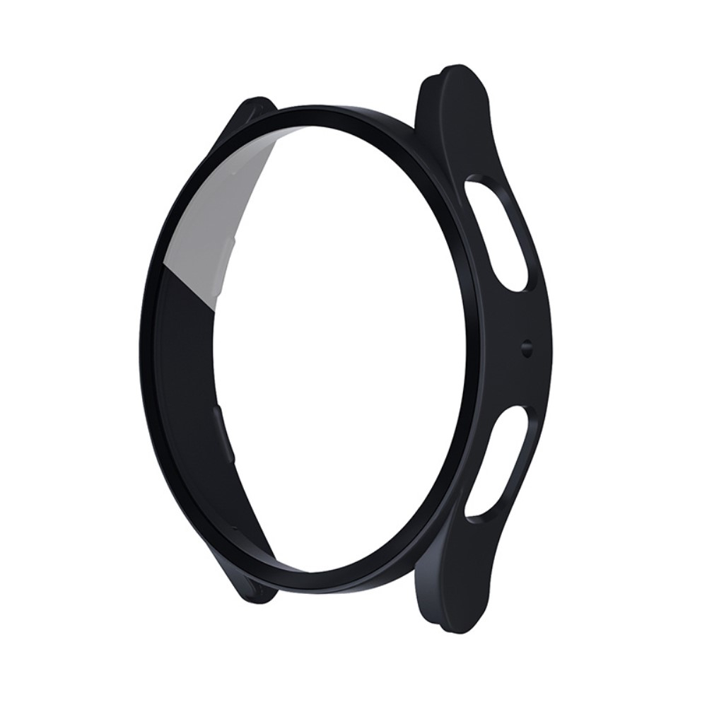Samsung Galaxy Watch 5 / 4 (44 mm) Hardcase Bumper   Display Schutzglas - Schwarz