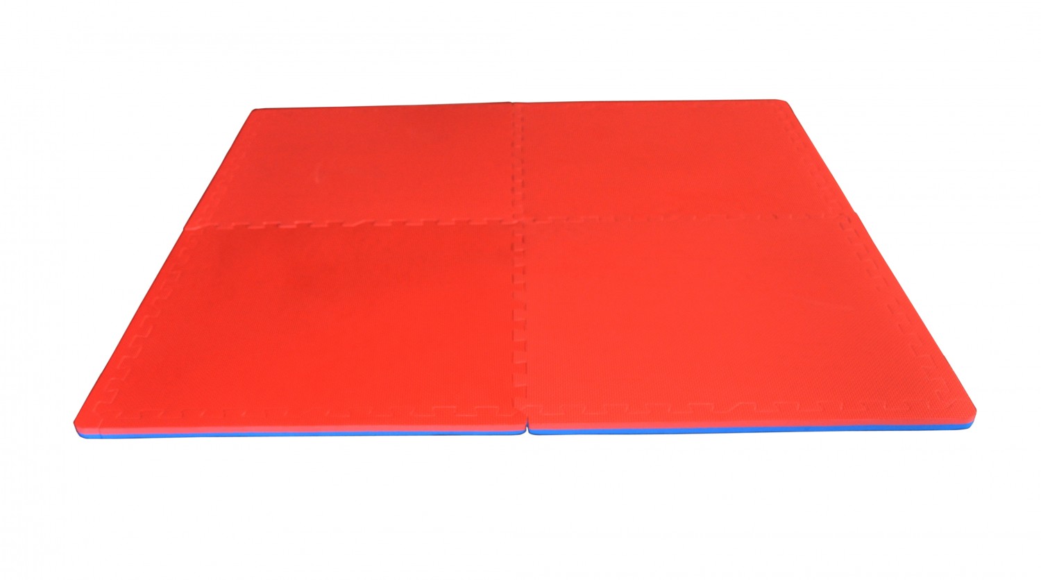 Bodenschutzmatte 4er Set blau/rot