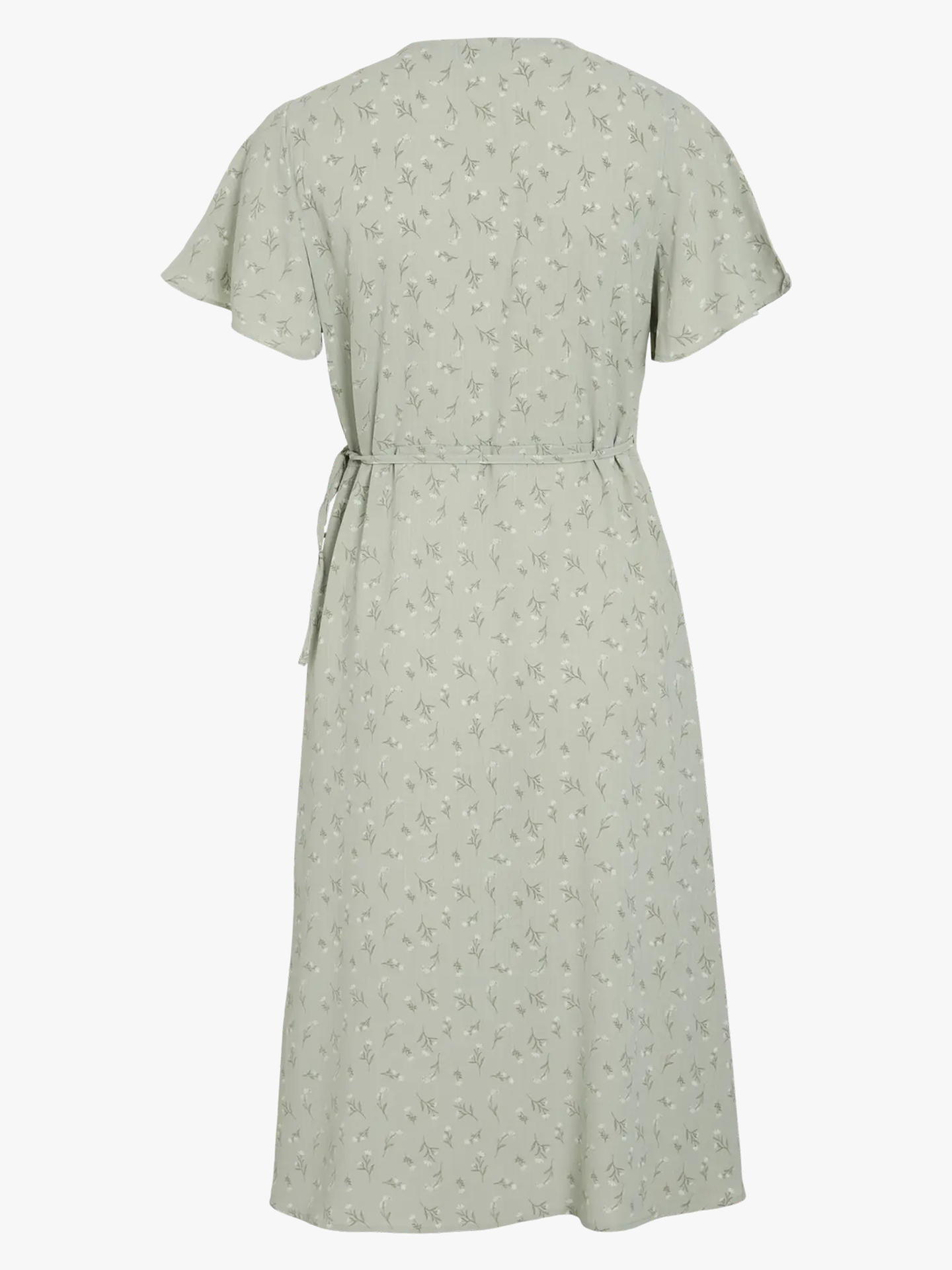 Lovie Short Sleeve Wrap Midi Dress
